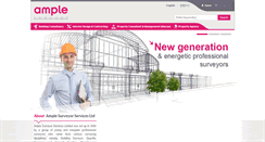 Desktop Screenshot of amplesurveyor.com